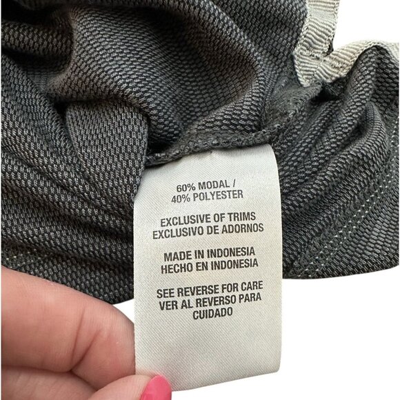 Woolrich Men's Crewneck T-shirt Size Medium Textured Gray Comfort Stretch - Picture 3 of 5